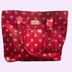 Cath Kidston Red Polka dot Large Tote Bag